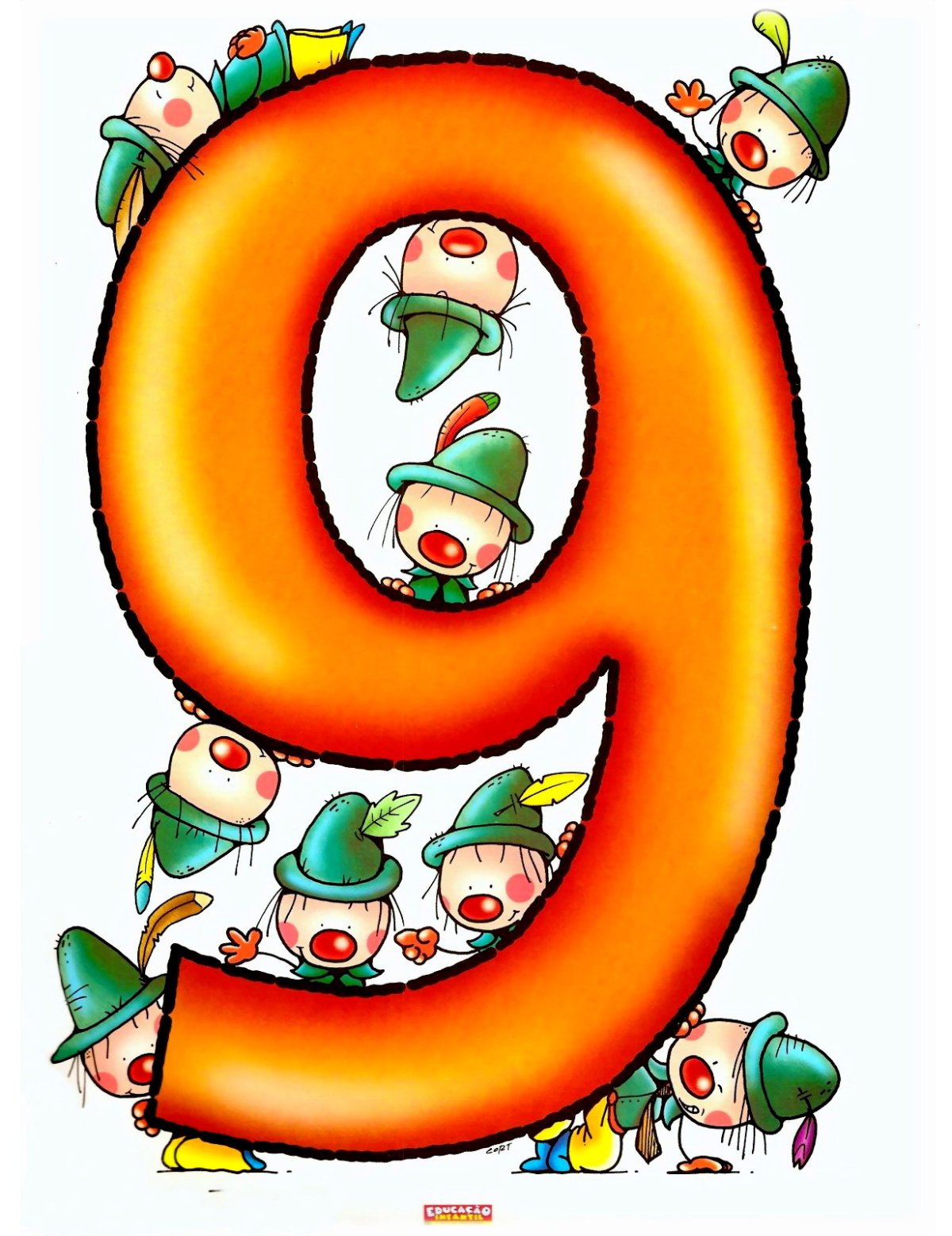 Цифры в сказочном стиле