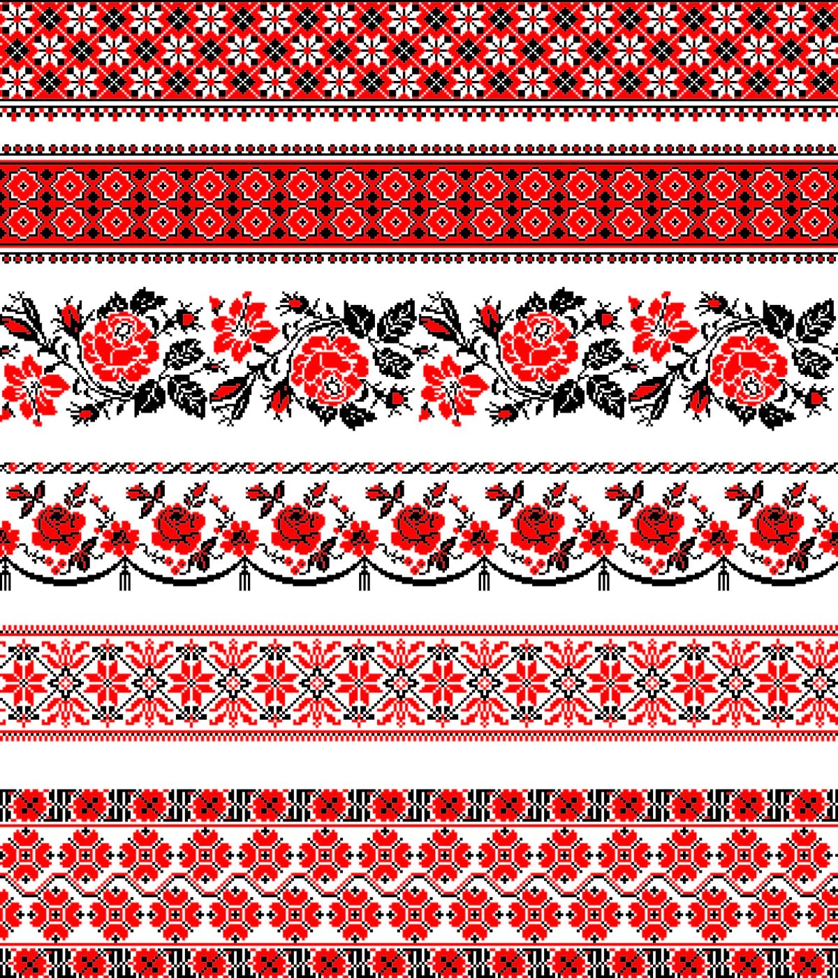 Белорусский народный орнамент рушник