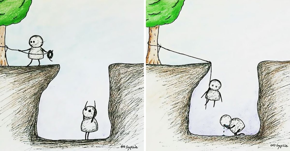 Рисунки карандашом со смыслом жизни