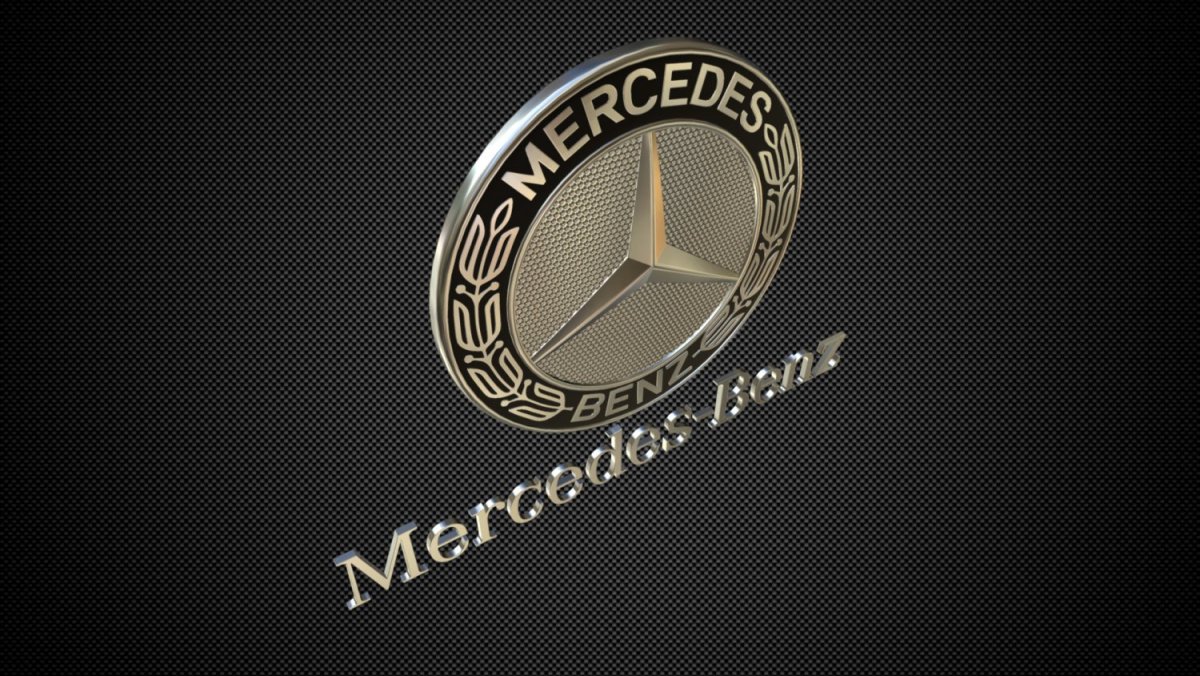 Мерседес 3d logo
