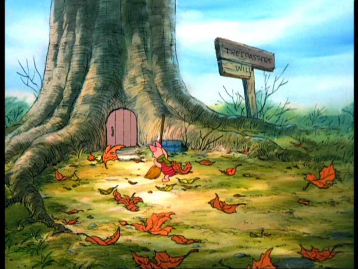 Дерево дом Винни пуха Дисней