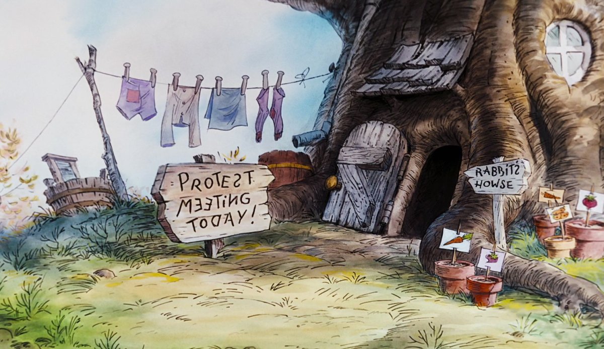 Дом кролика из Винни пуха Дисней