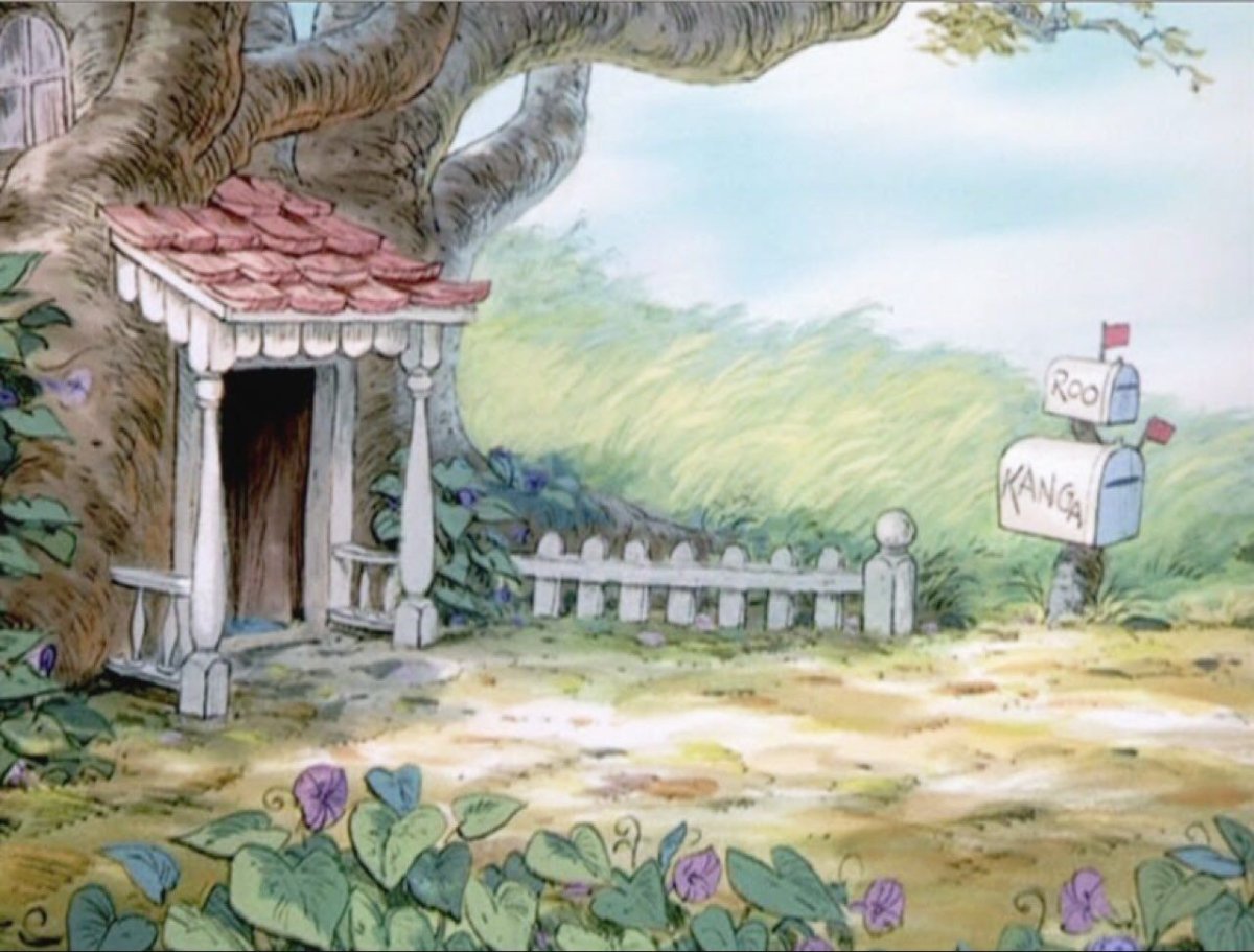 Винни пух пейзаж