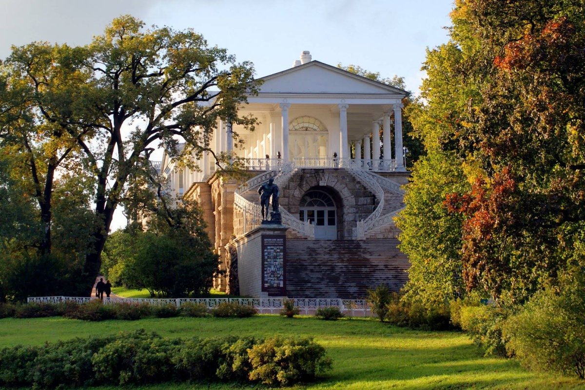 Екатерининский парк Царское село осень
