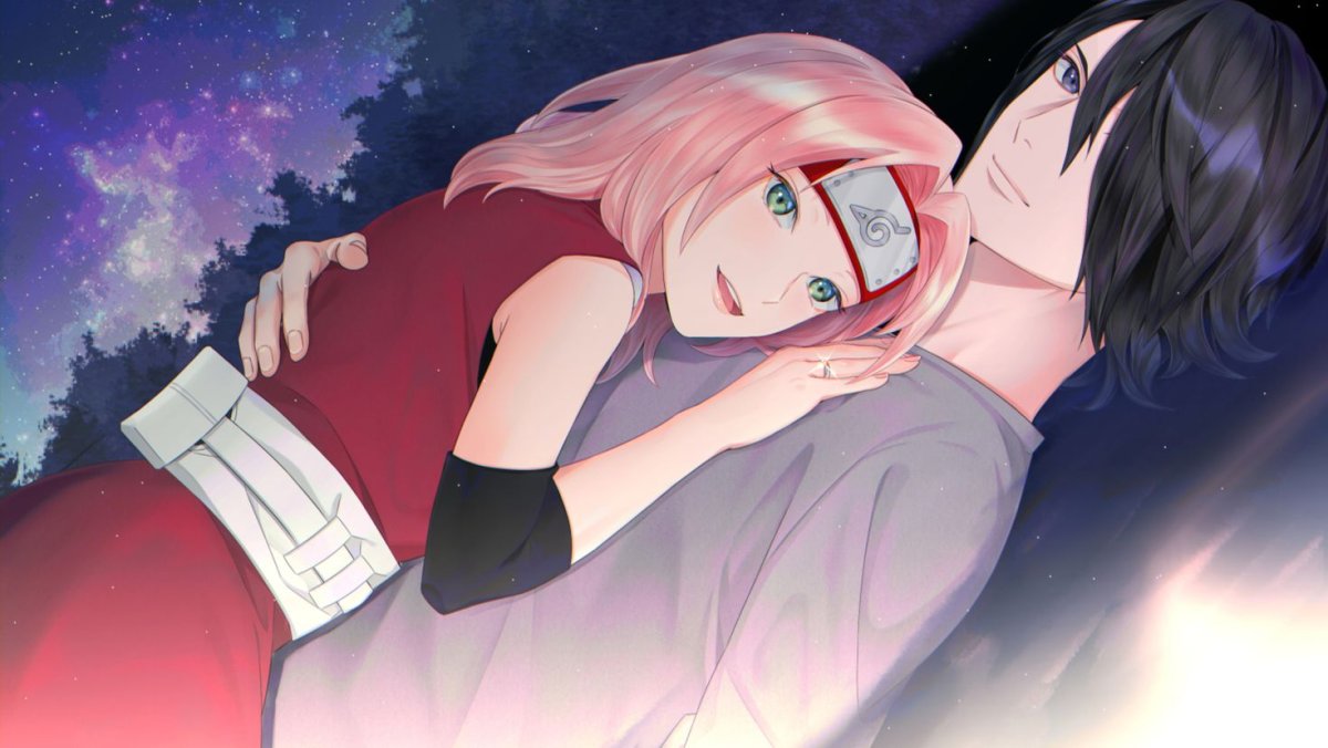 Сакура Харуно и Саске Учиха