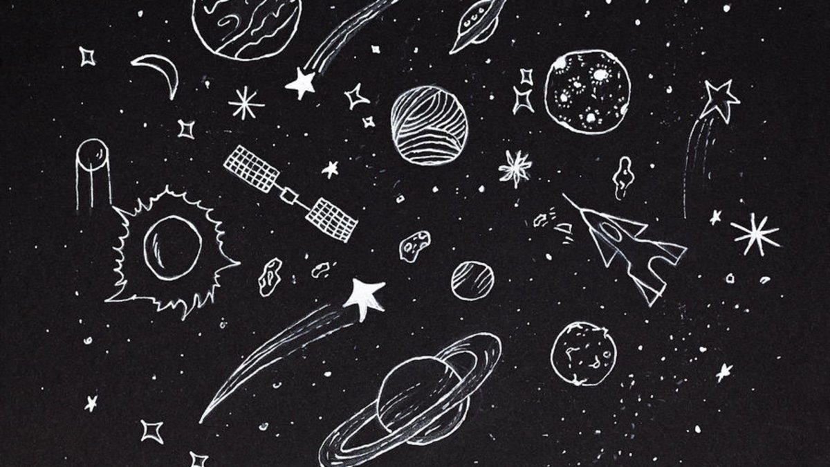 Звёздное небо планеты Графика