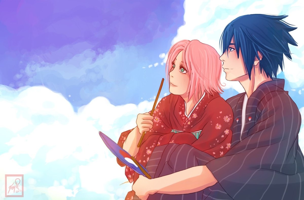 Саске и Сакура