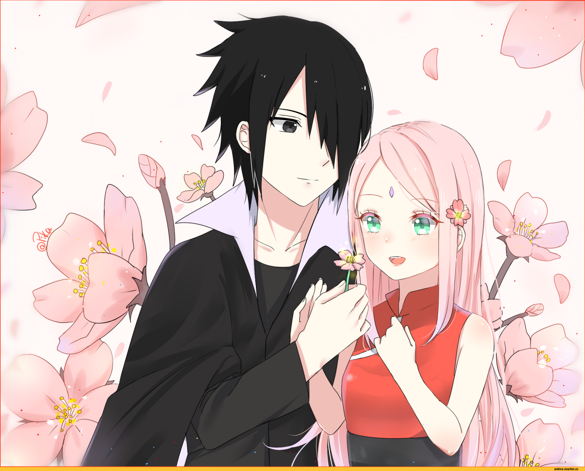 Сакура Харуно и Саске Учиха