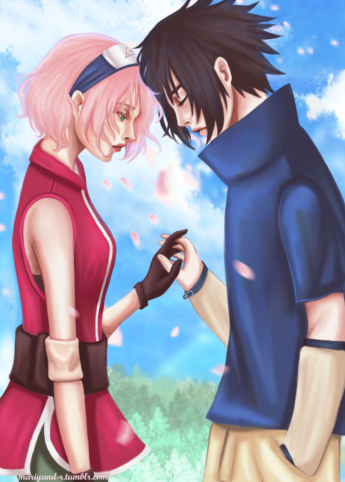 Наруто Саске и Сакура