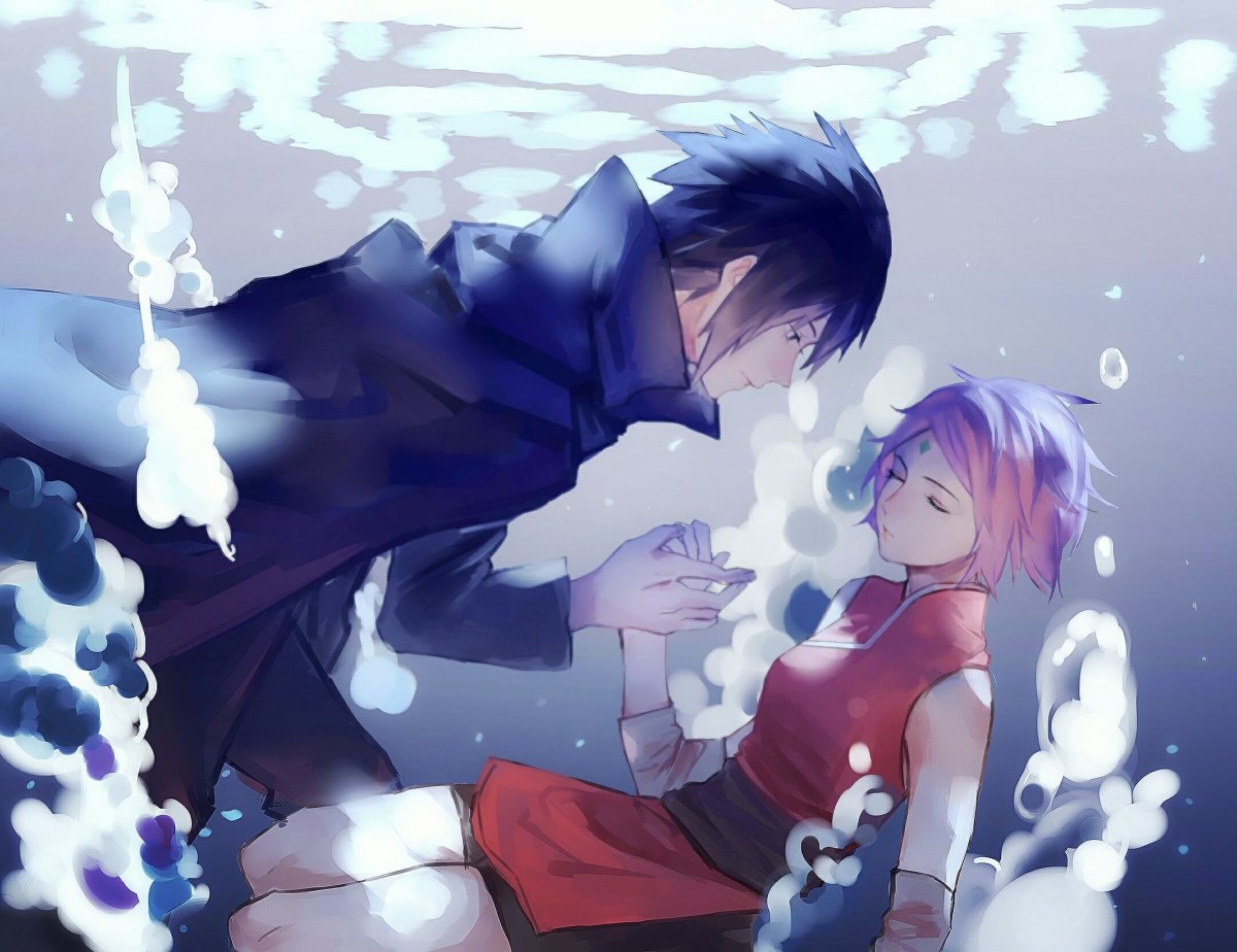 Наруто Саске и Сакура арт