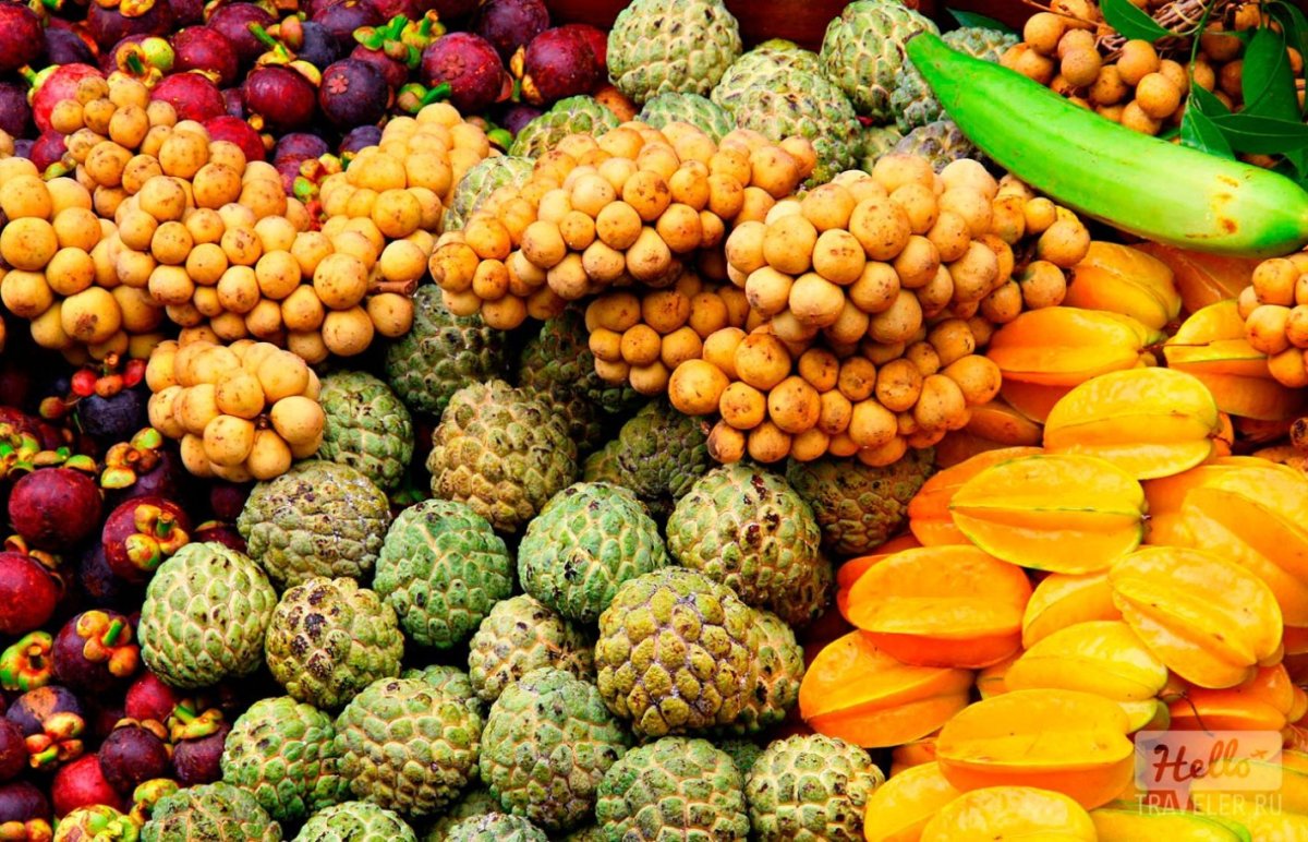 Тропические фрукты Тайланда