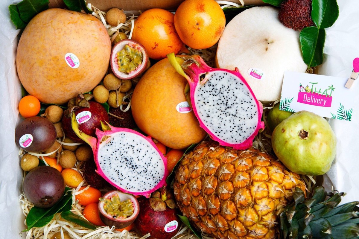 Экзотические фрукты Тайланда папайя