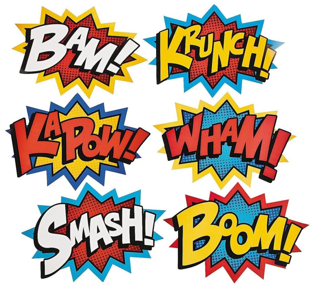 Надписи в стиле комиксов