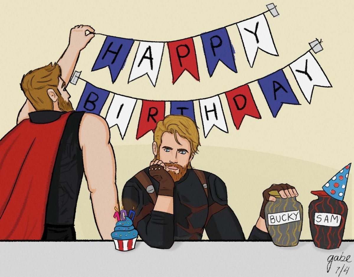 С днем рождения Капитан Америка