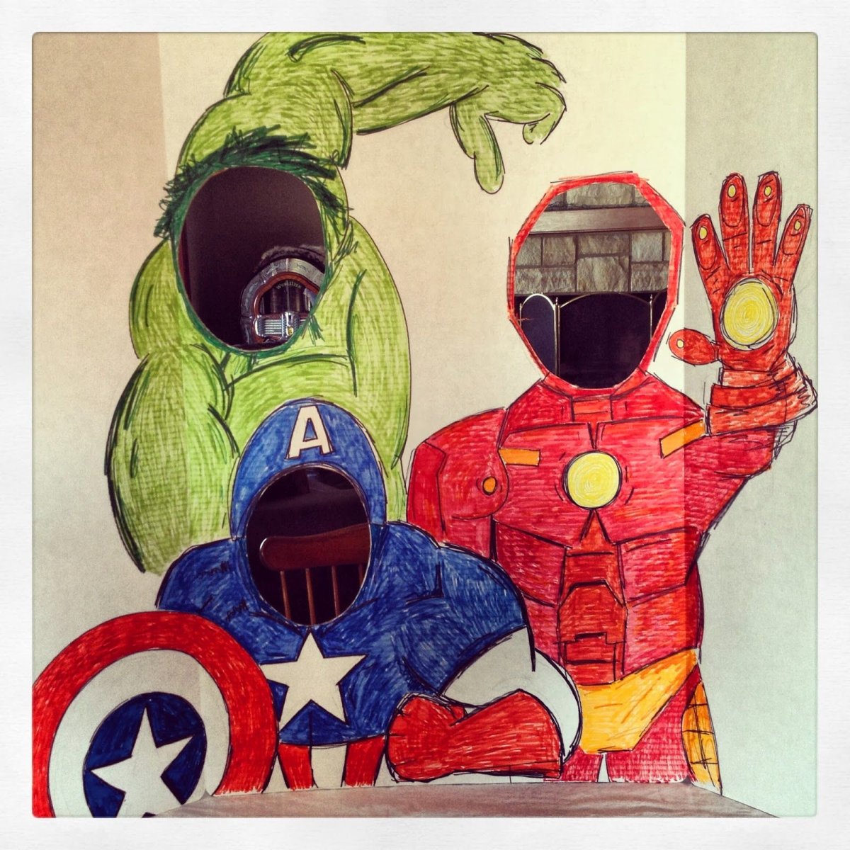 Супергерои Марвел с днем рождения