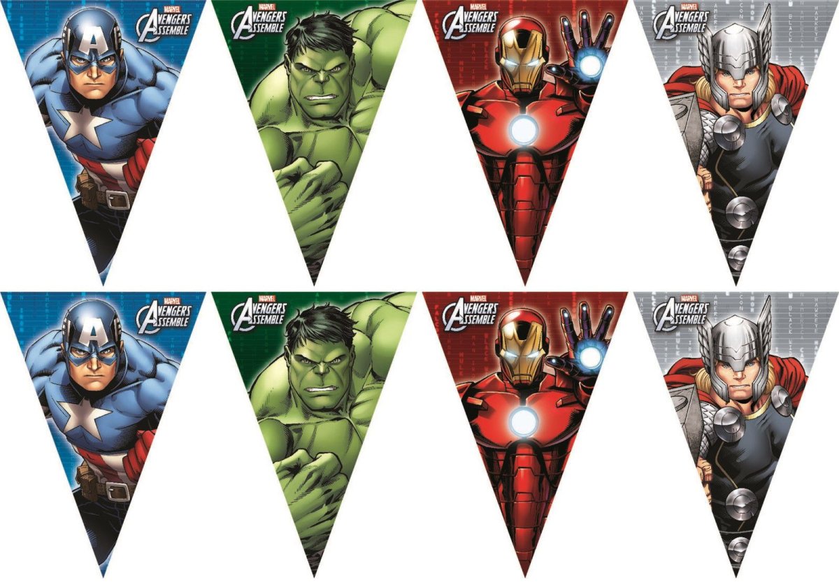 Флажки Марвел