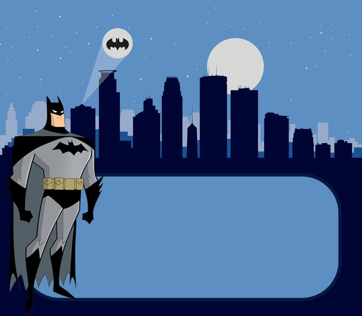 Растяжка Бэтмен с днем рождения