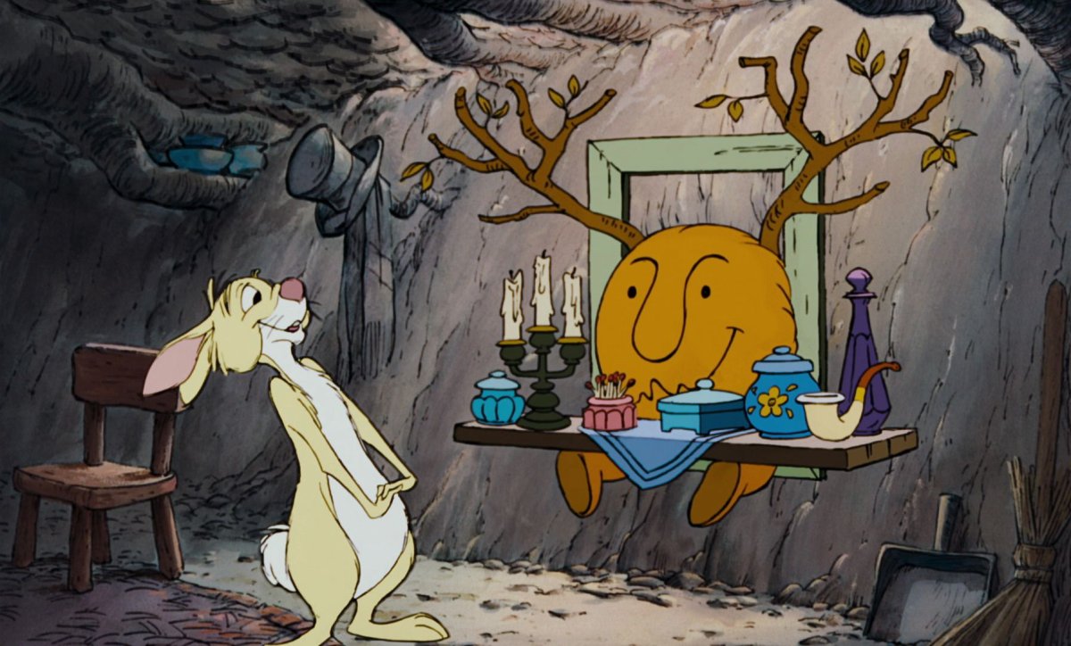 Винни пух застрял в норе Дисней