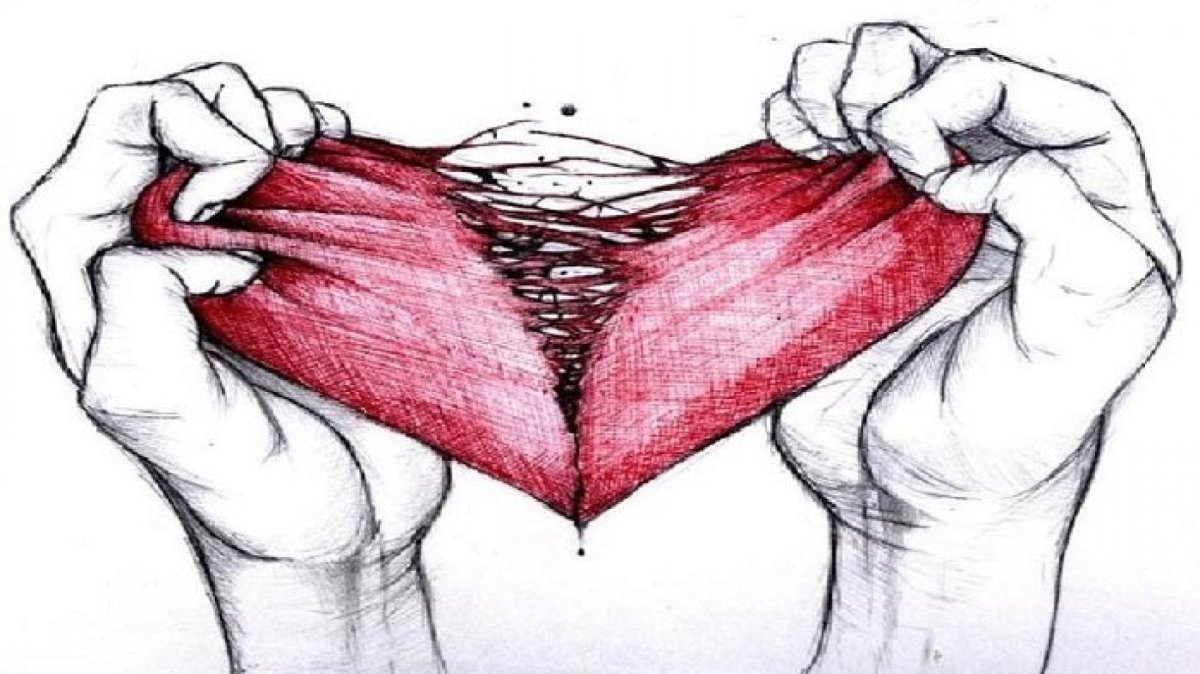 Разбитое сердце девушки