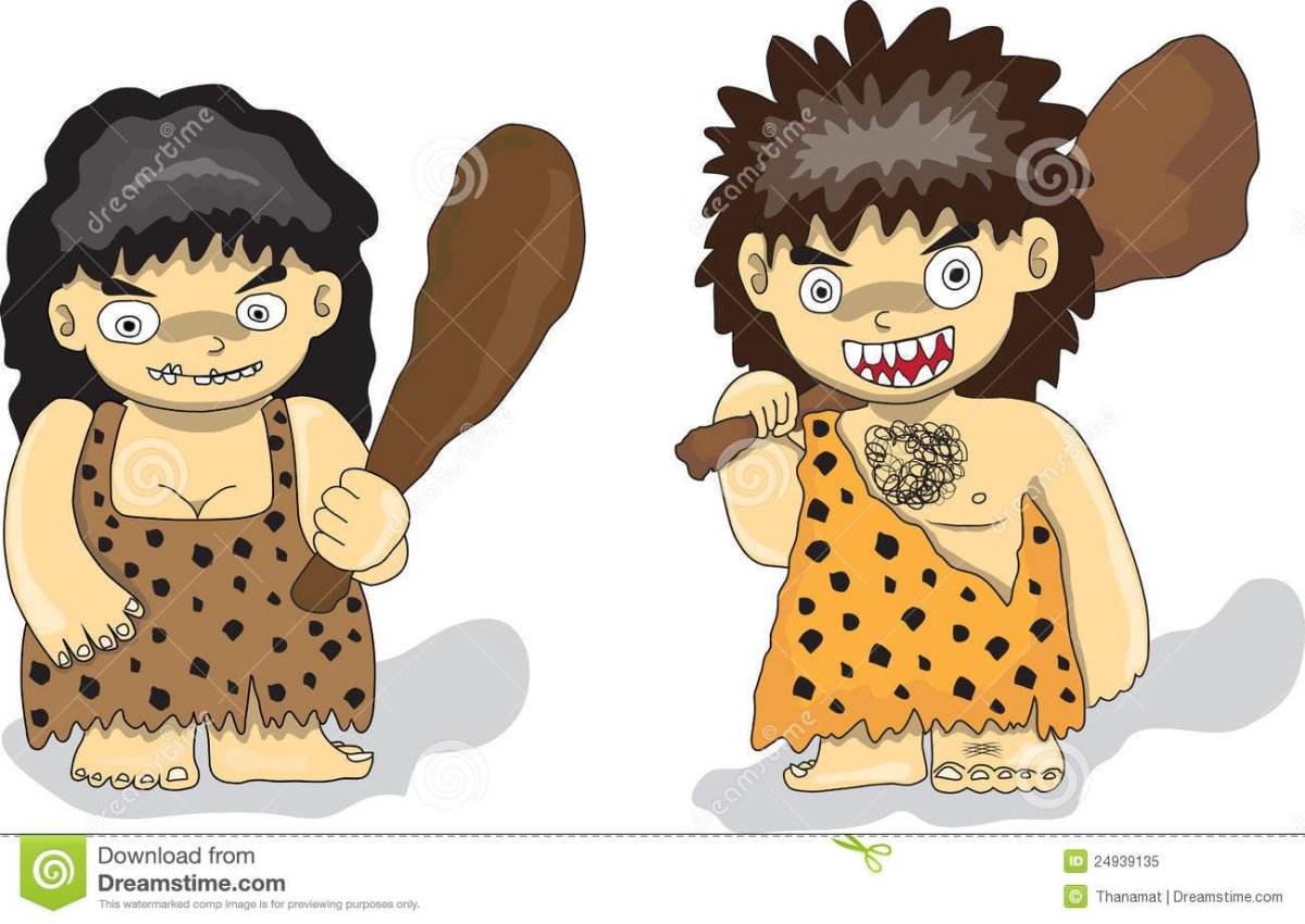 Векторная одежда древних людей