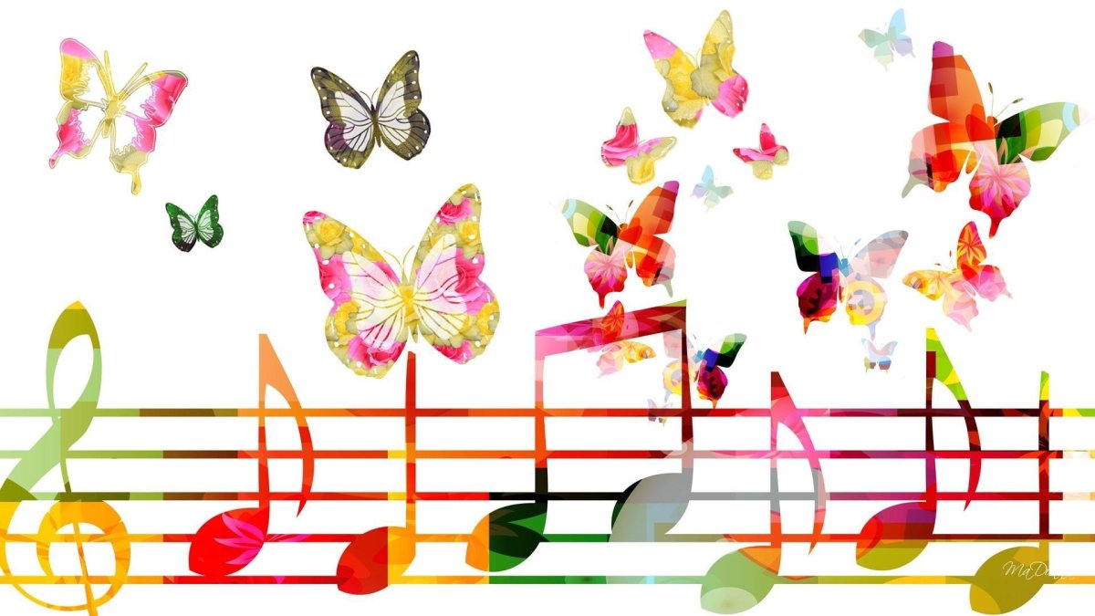 Нотки красивые яркие