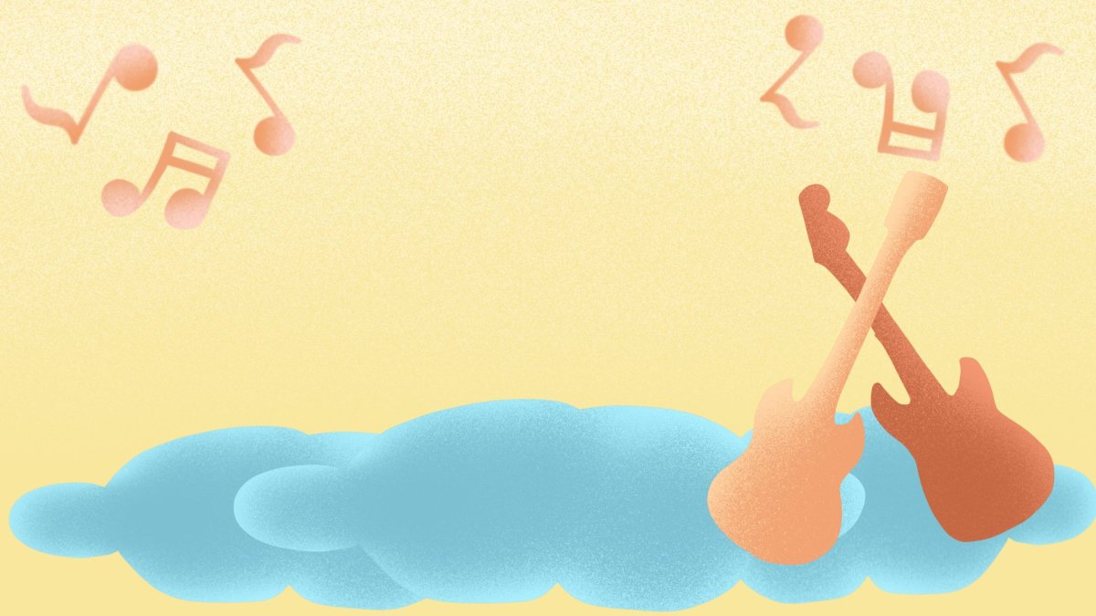 Рамка для текста музыкальная тематика