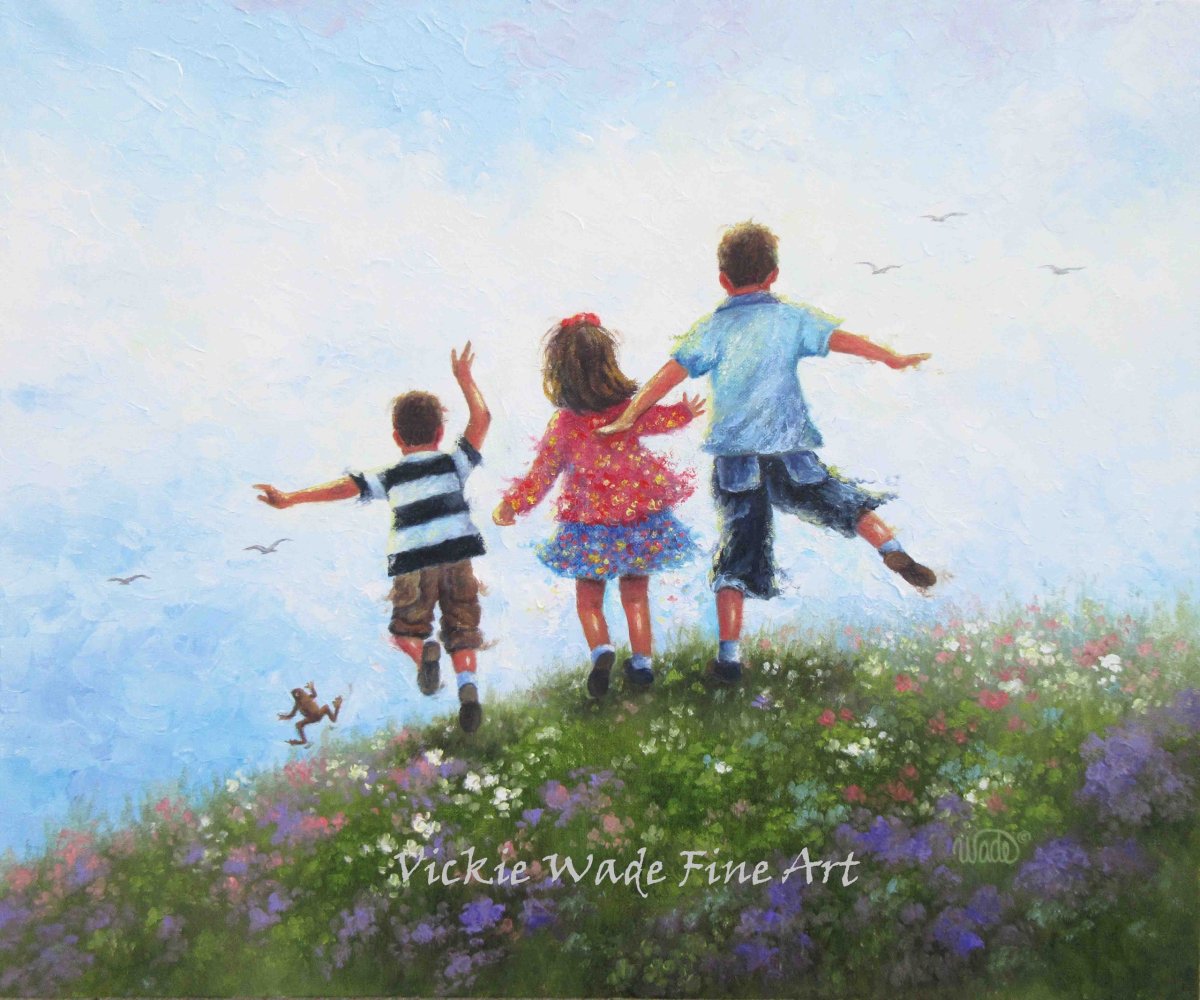 Три девочки и мальчик