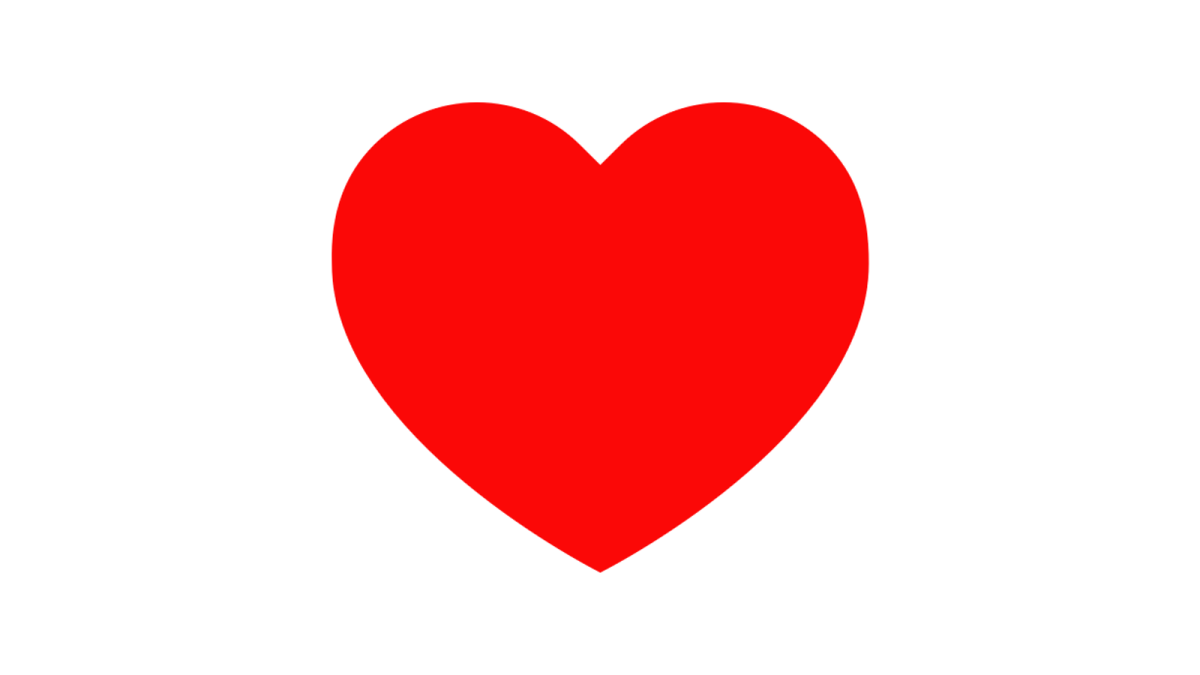 Красное сердце вектор