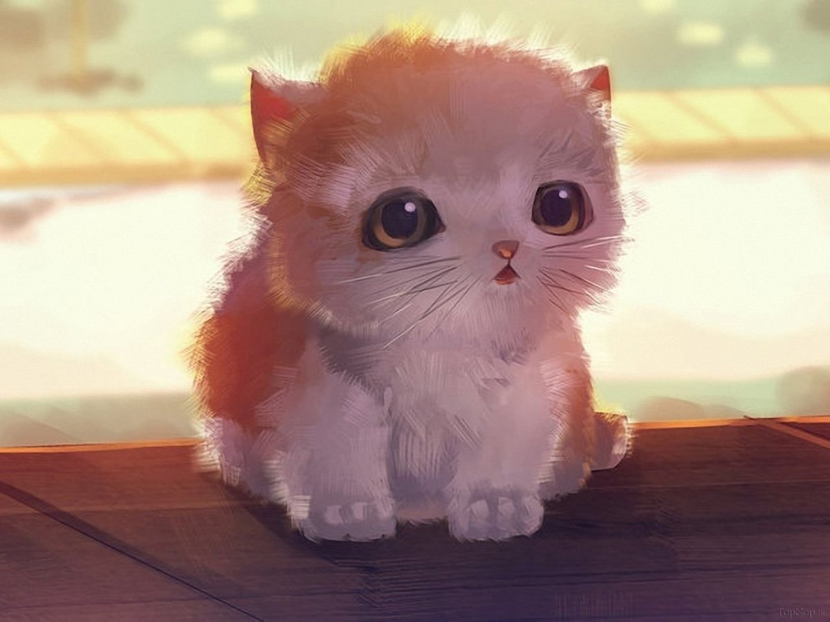 Милые мультяшные котята