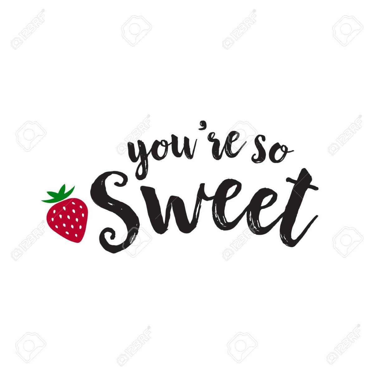 Сладости надписи леттеринг