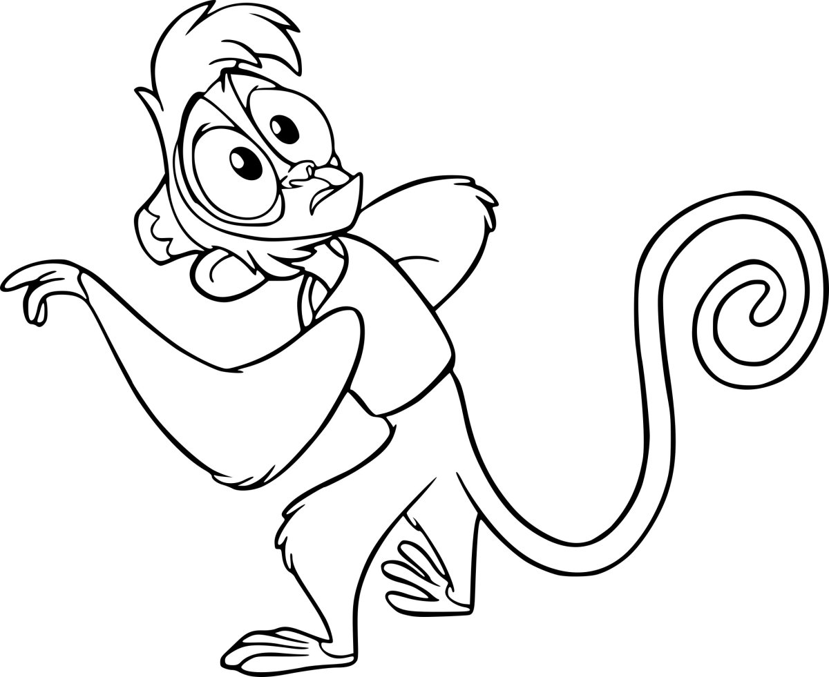 Абу из Аладдина рисунок