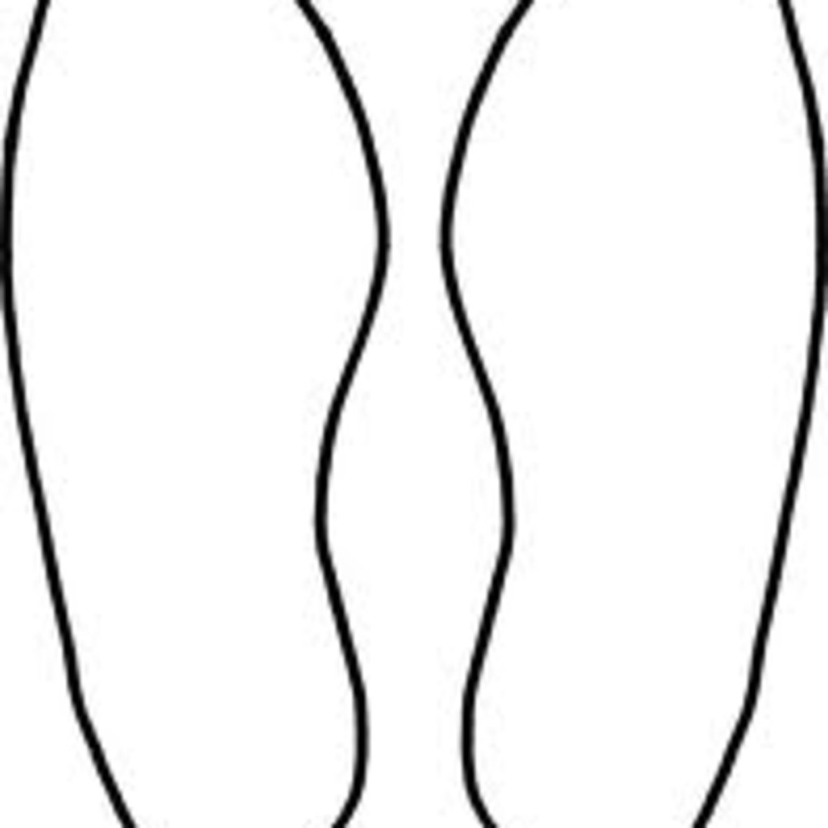 Трафарет "следы"