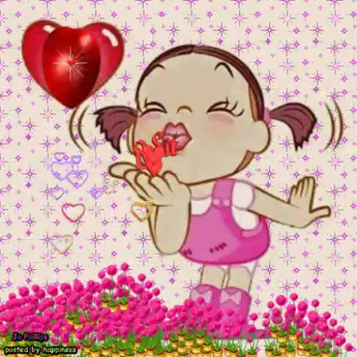 Открытка воздушный поцелуй