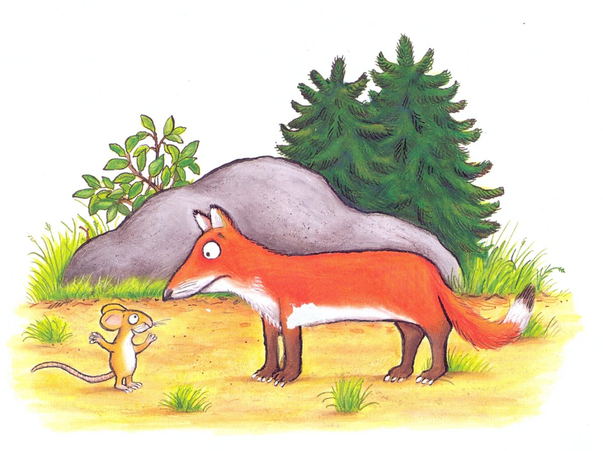 Груффало мышь Лис