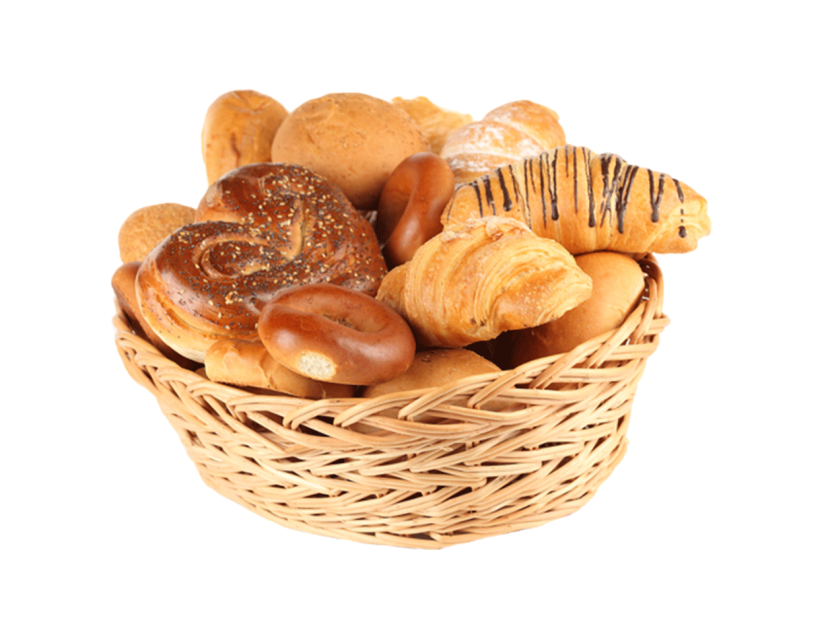 Корзинка с булочками