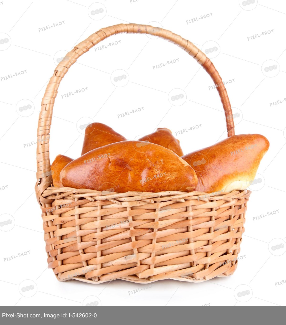 Лукошко с пирожками