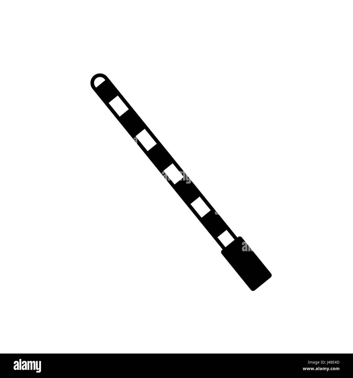 Сотрудник ГИБДД РФ С палкой