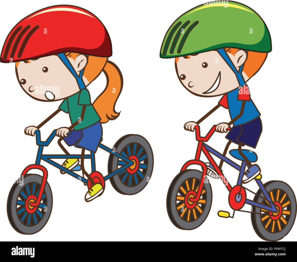 Велосипед для детей цветной