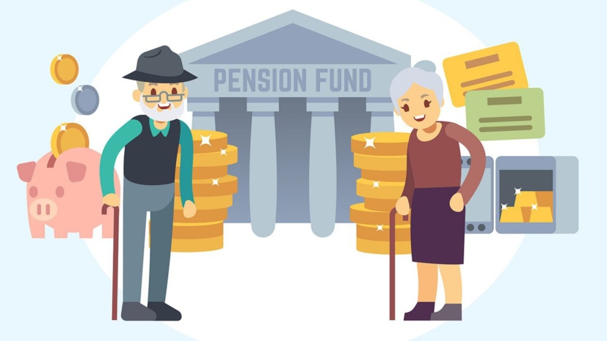 Пенсионеры рисунок для презентации