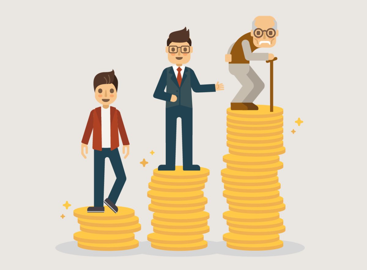 Пенсия рисунок