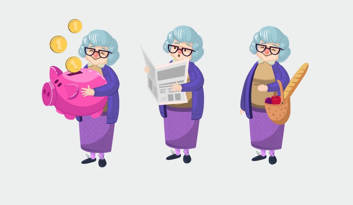 Пенсия рисунок