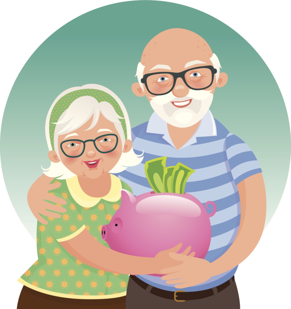 Мультяшные пенсионеры