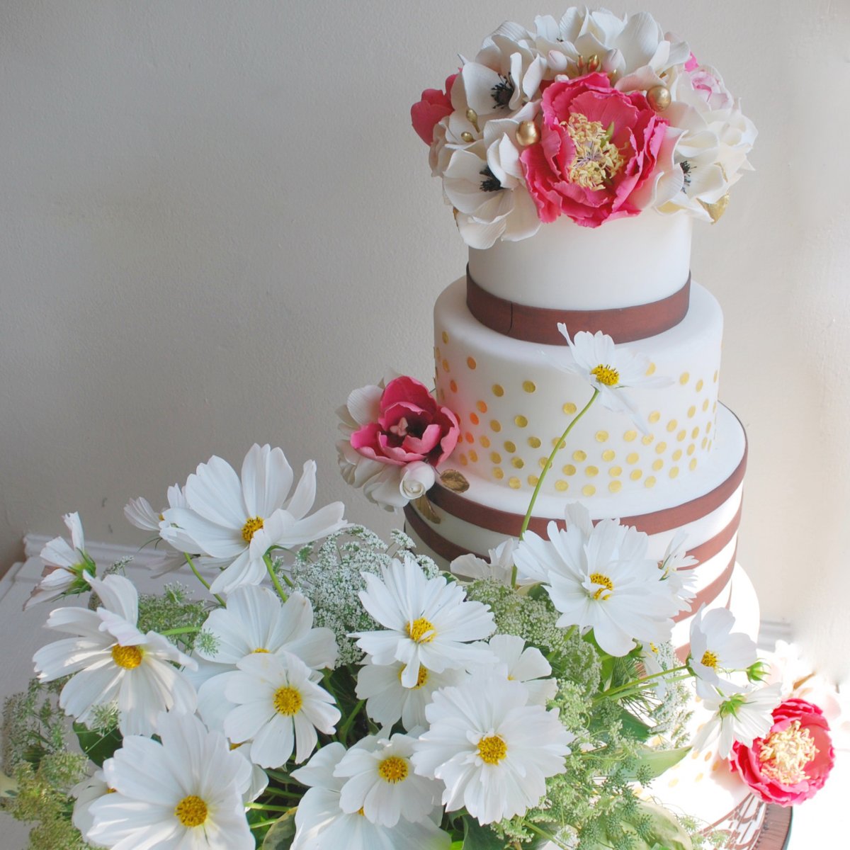 Тортик и цветы