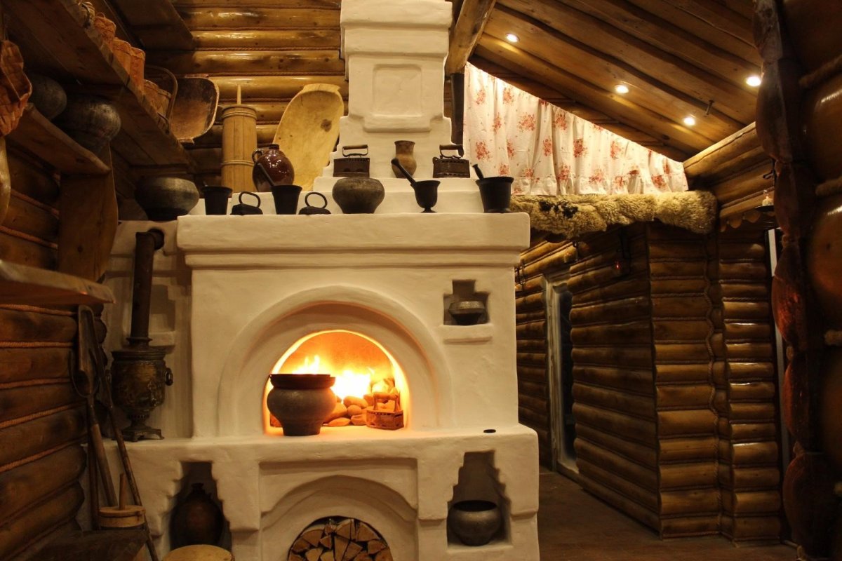 Русская печка мультяшная