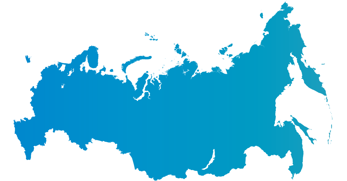 Контур России вектор