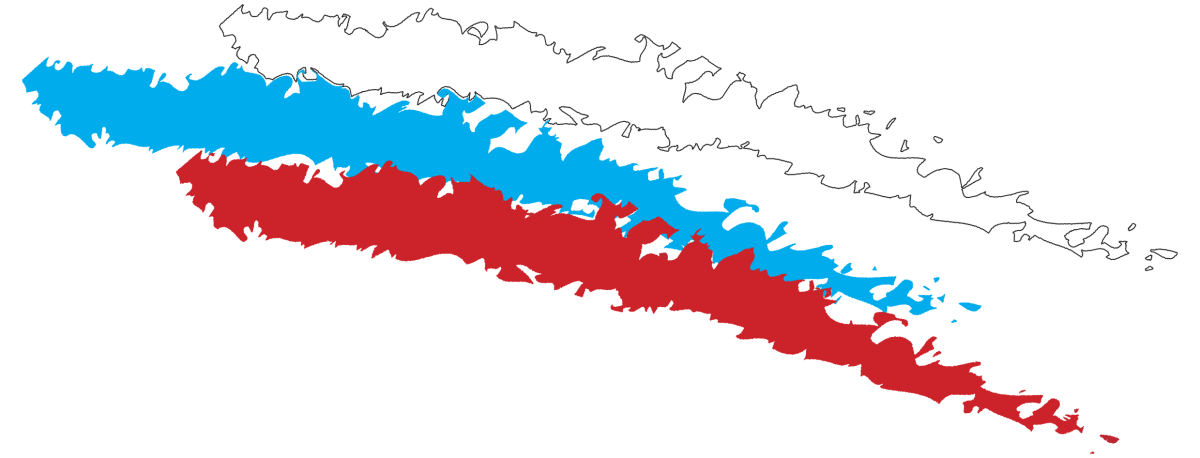 Российский флаг в виде ленты