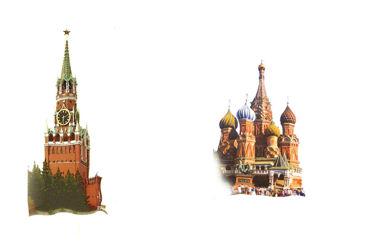 Кремль на белом фоне