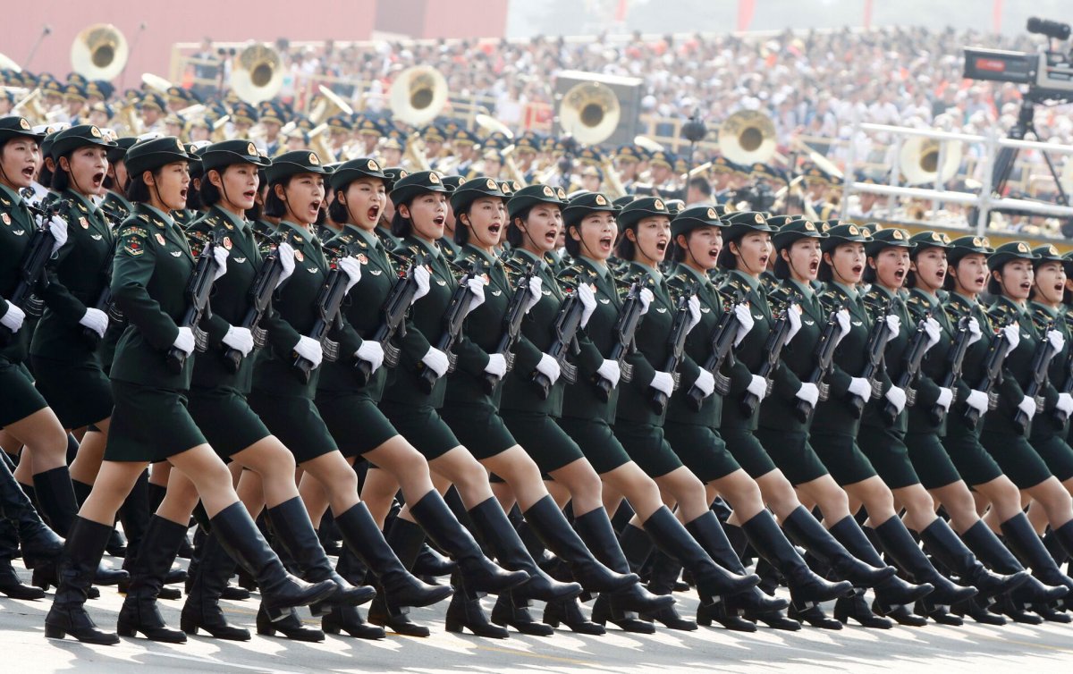 Военный парад в честь 70-летия Китая