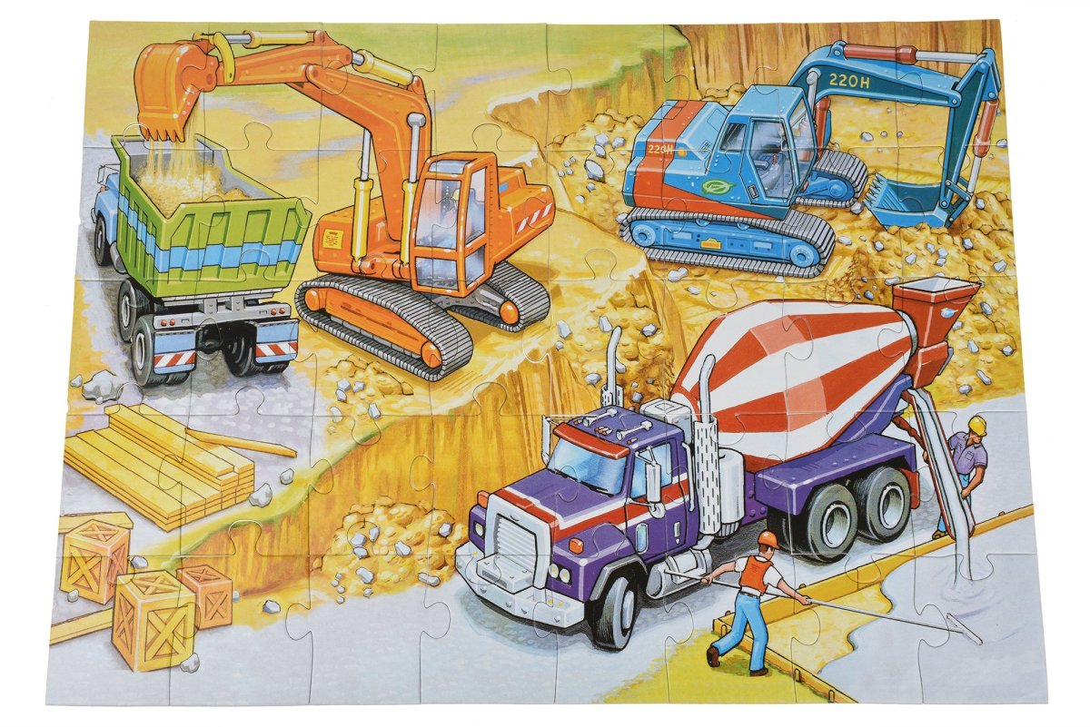 Машины на стройке для детей