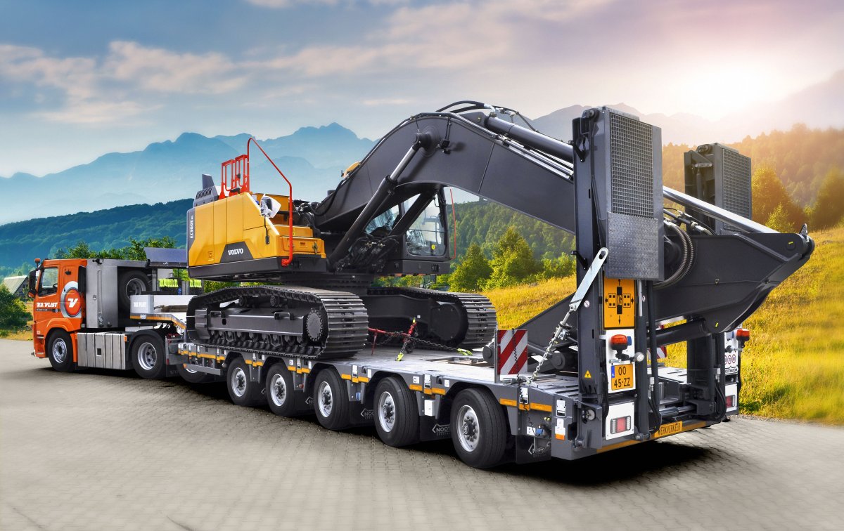 Перевозка негабарита тралом